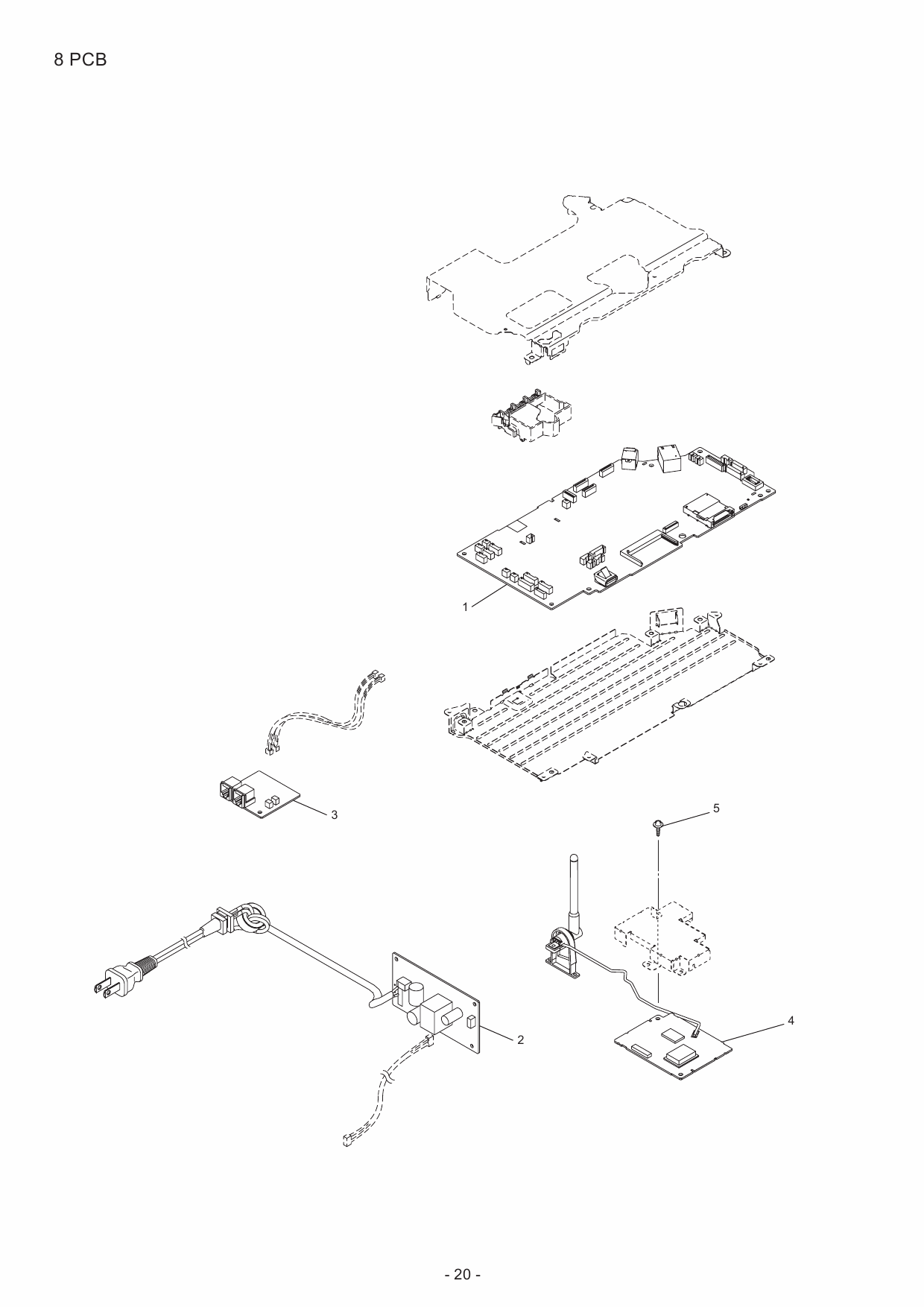 Brother Inkjet-MFC 250 290 297 490 790 990 C-CZ-CW DCP 145 163 167 165 185 383 385 387 585 C-CW-CZ Parts Reference-5